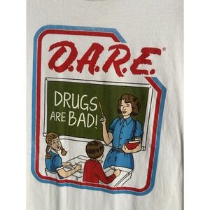 VTG D.A.R.E Drugs Are Bad Teacher Tee Rare Size Medium